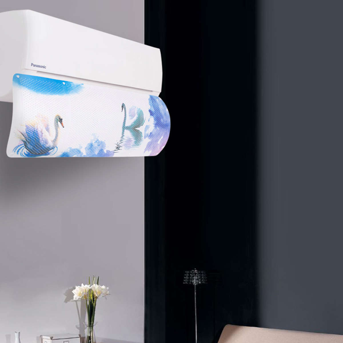 Air Conditioner Wind Shield Cold Wind Gas Deflector Tape Anti Direct Blowing