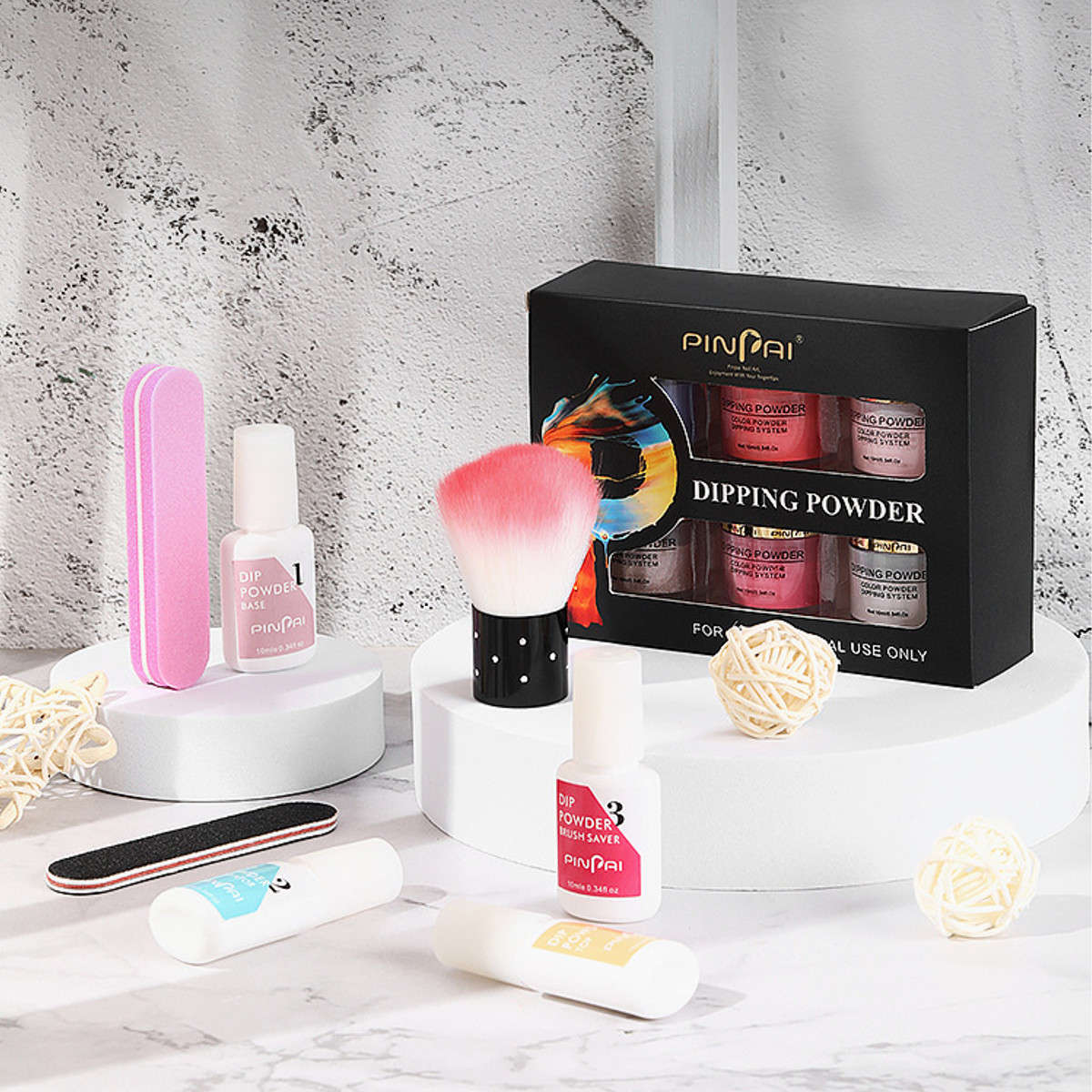 Nail Dipping Powder Starter Kit Acrylic Dip System Manicure Liquid Nail Art Set