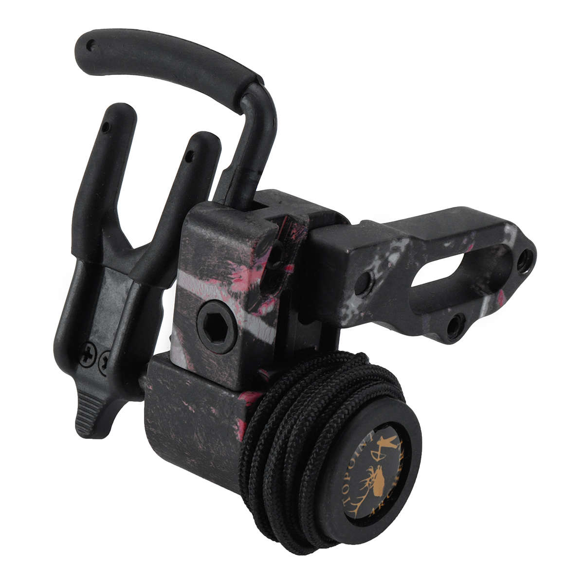 Archery Target Compound Bow Arrow Drop Away Arrow Rest Holder With Cord Lock Adjustable Right Hand C