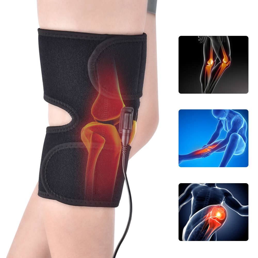 Knee Heating Pads Brace Support Pads Thermal Heat Therapy Wrap Knee Massage