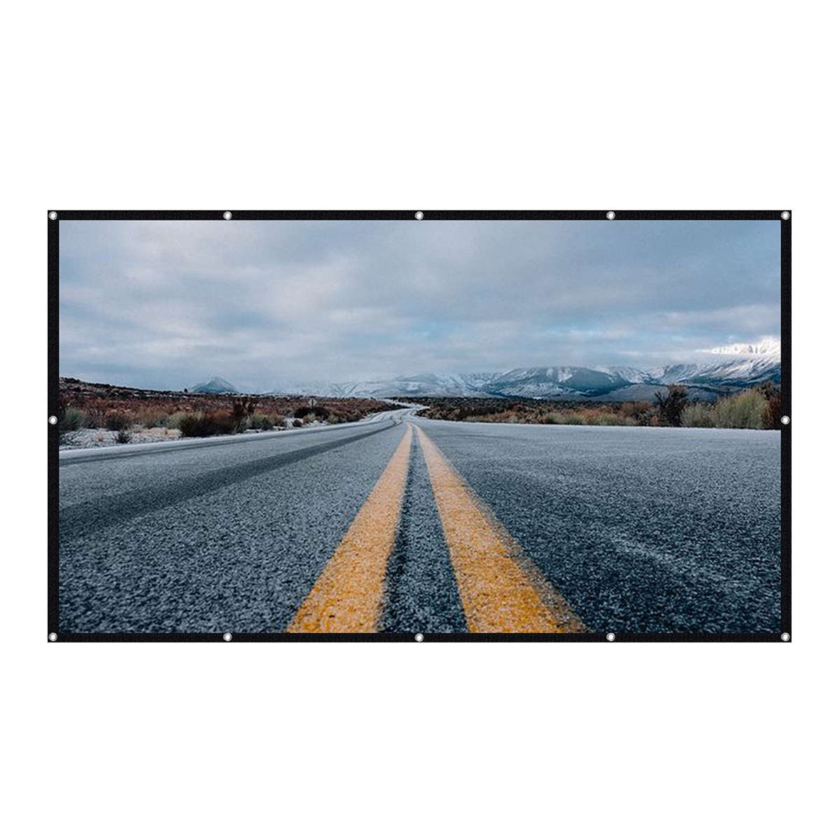 150-inch 16:9 Projector Screen HD Projection Screen for Home Office Theater Mov