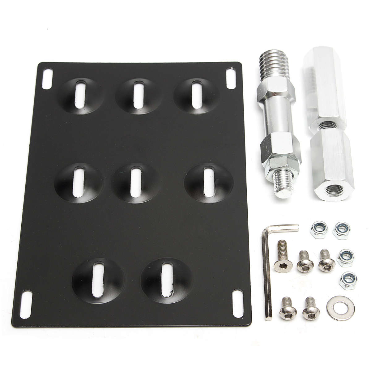Front Bumper Tow Hook License Plate Mount Bracket For BMW 2 3 4 5 X M Z i