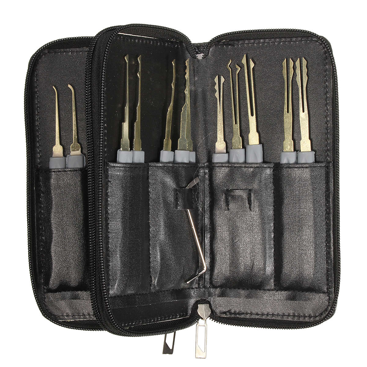 DANIU 24pcs Single Hook Lock Pick Set Locksmith Tools Lock Pick Kit