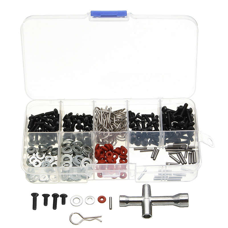 270PCS Set Screws Box Repair Tool Kit For HSP 1/10 RC Car Parts...