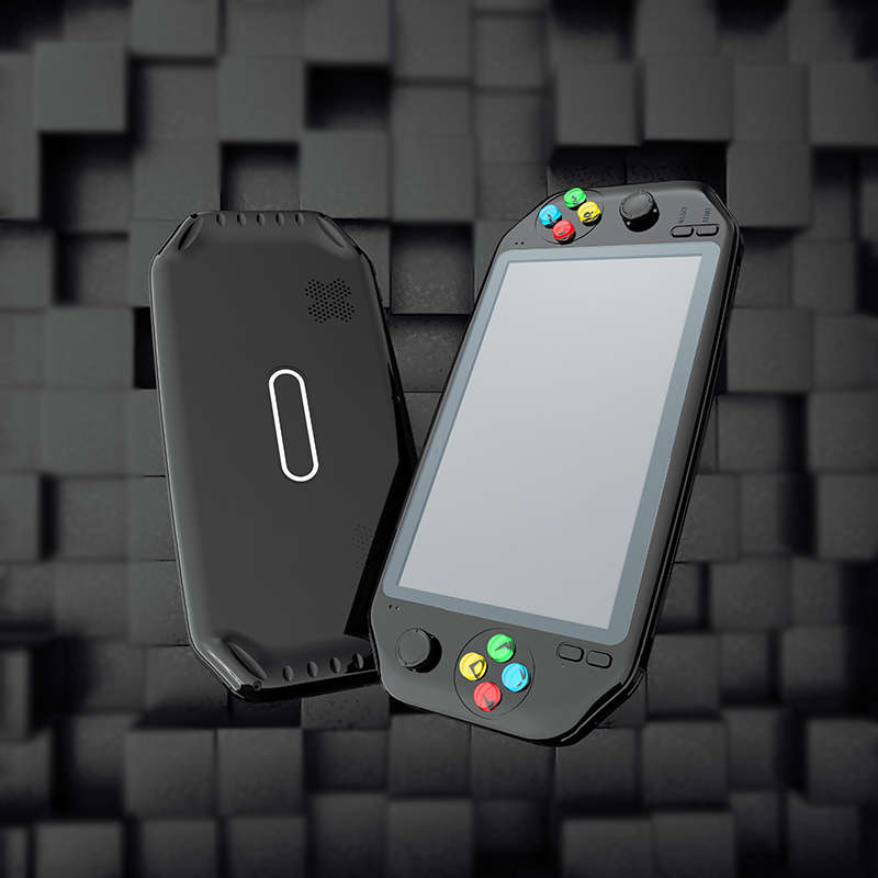 Collbaby RS-18 64GB 6000 Games HD Handheld Game Console 7 inch HD Large Screen Arcade Game Player Su