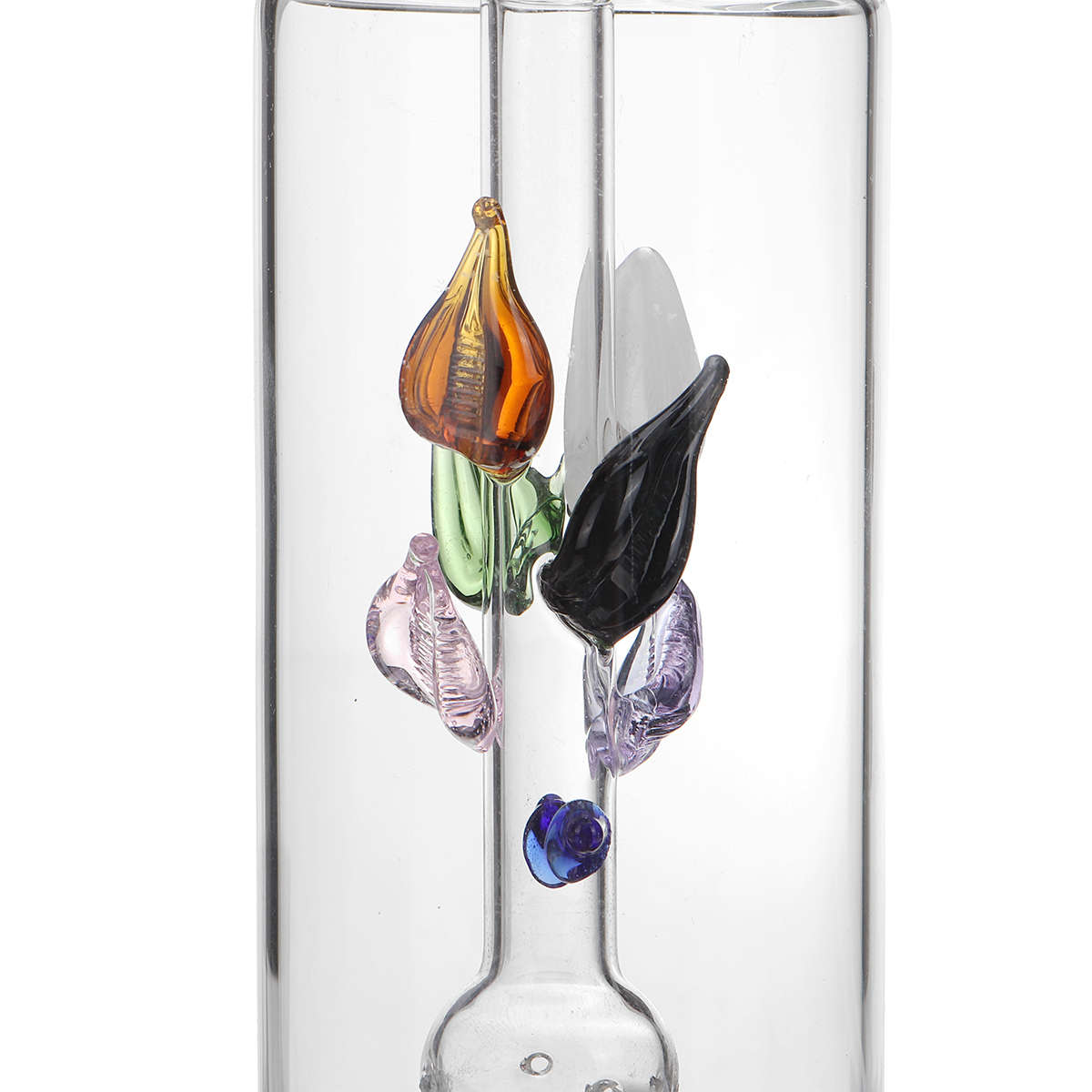 5.5 Inch LED Light Clear Tobaaco Water Glass Pipe Glass Pipes Bottle