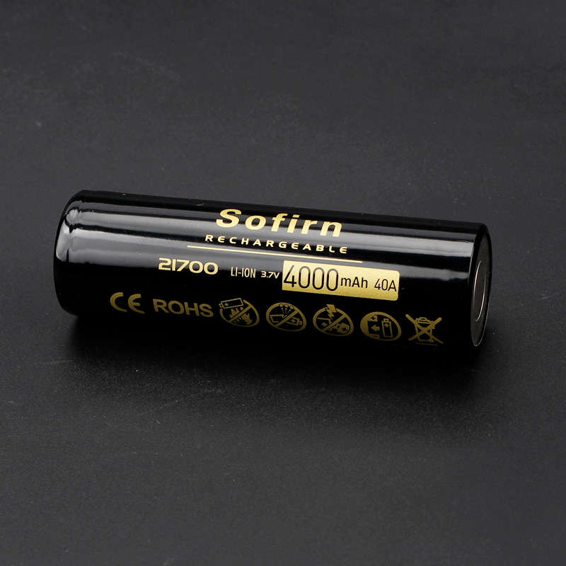 2Pcs Sofirn 3.7V 40A 4000mAh 21700 Battery Lithium Ion Battery Rechargeable Batterry Li-ion Bat