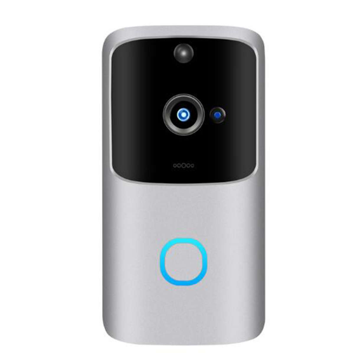 1080P HD Wireless Wifi Smart Doorbell Camera  PIR Bell Security Home + Chime (Type Chime US Plug)