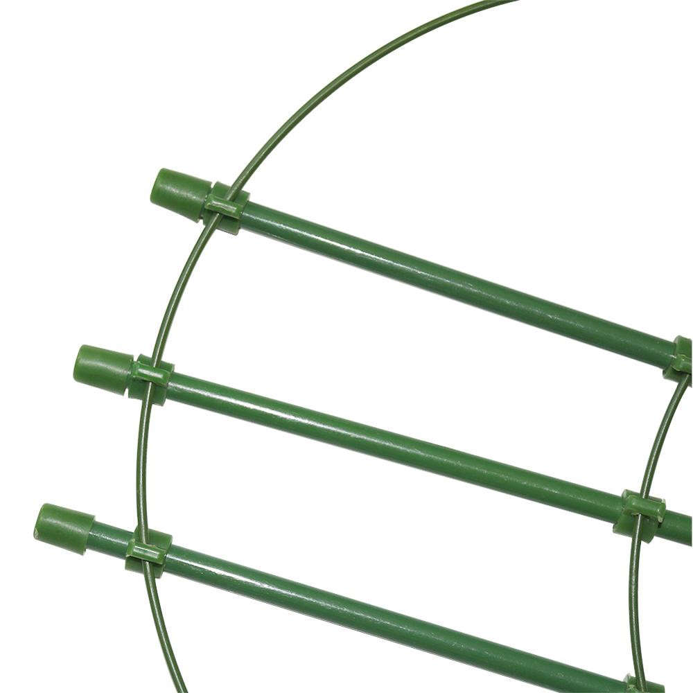 45cm Climbing Vine Rack Plastic Coated Iron Plant Support Frame Garden Balcony Plant Flower Trellis