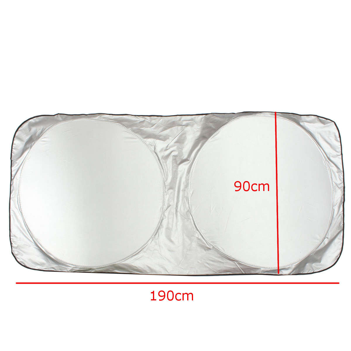 190x90cm Nylon Folding Front Window Sunshade Visor Wind Shield Block Cover