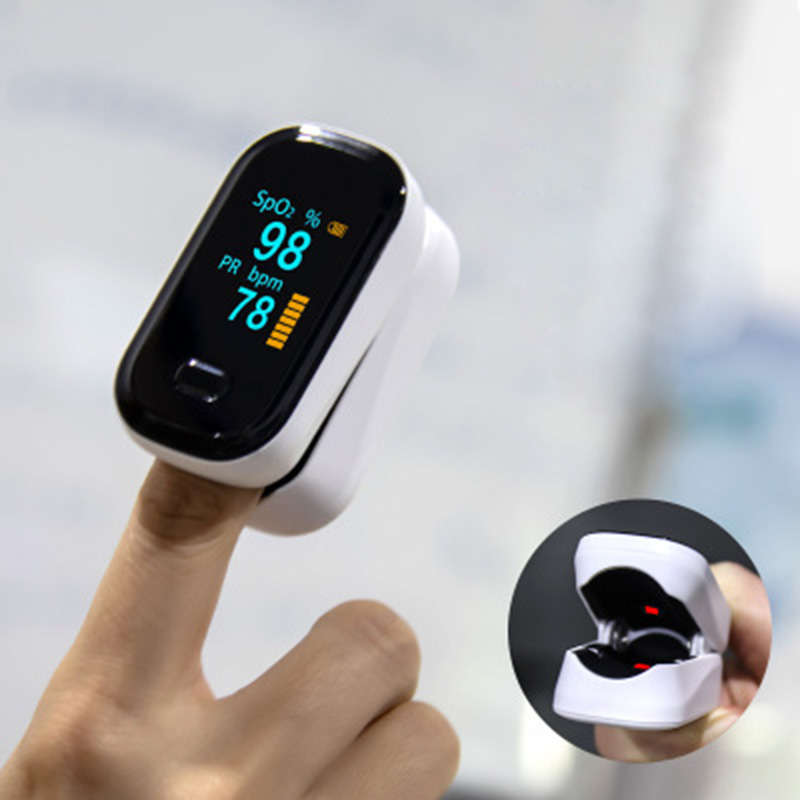 BOXYM oFit-2 Finger-Clamp Pulse Oximeter Medical Finger Blood Oxygen Saturometro Heart De Oximeter P
