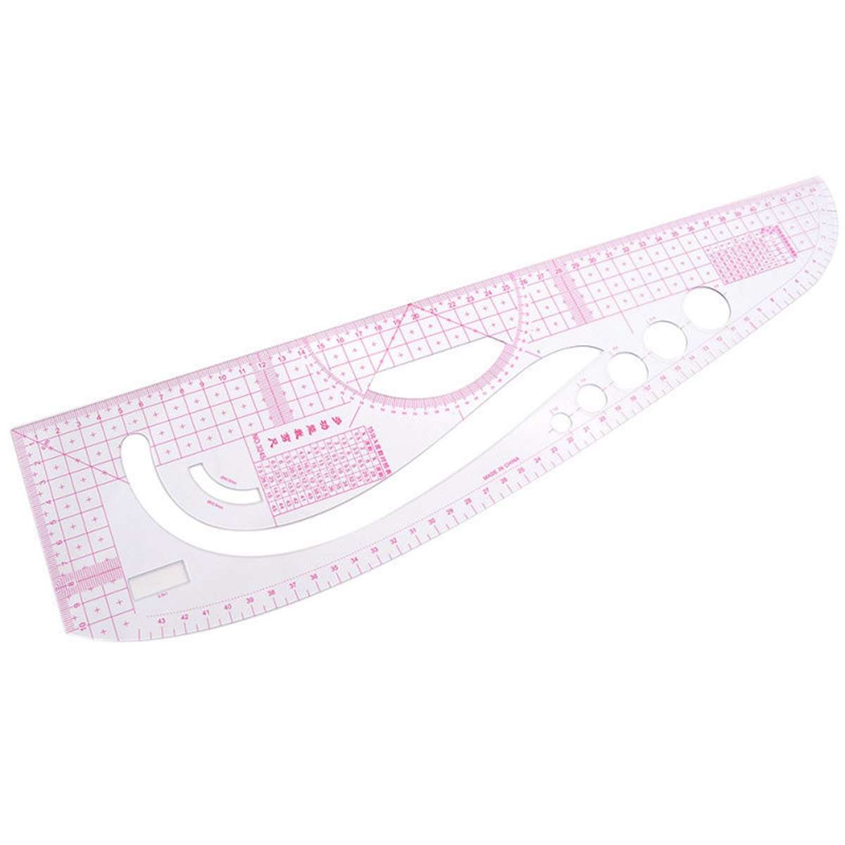 6 Set Clear Straight Curve Ruler Drawing Line Sewing Dressmaking Design Tools