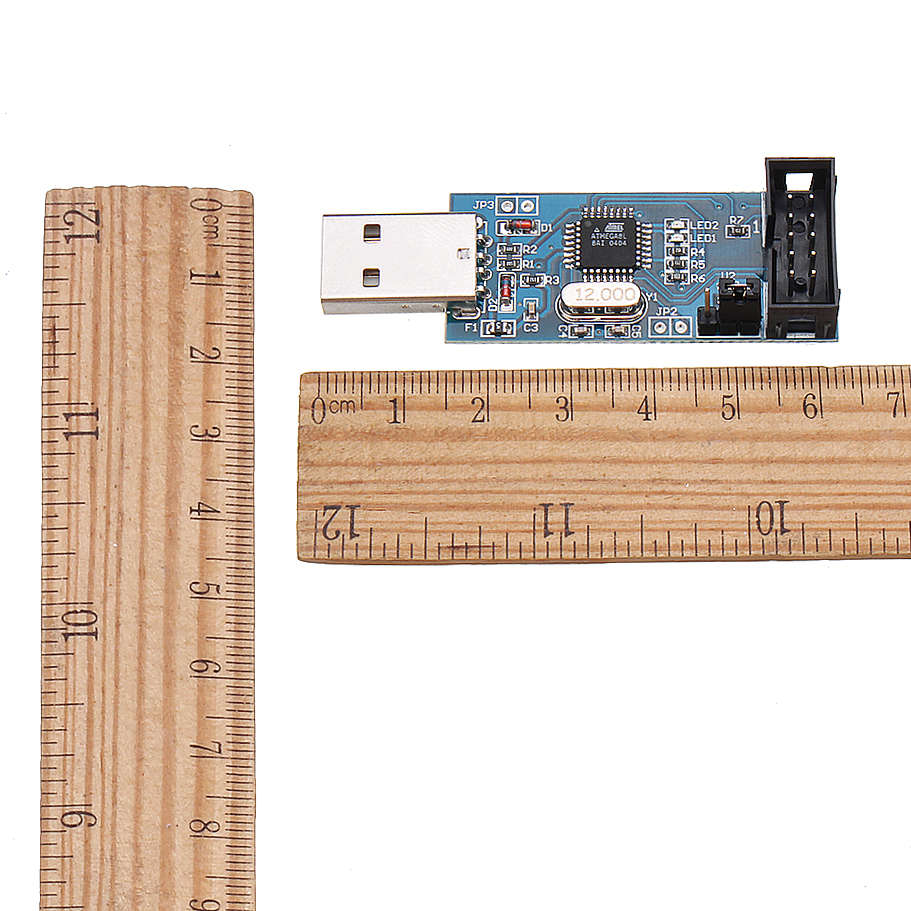 AVR ATMEGA16 Minimum System Development Board ATmega32 + USB ISP USBasp Programmer w - Free Shipping