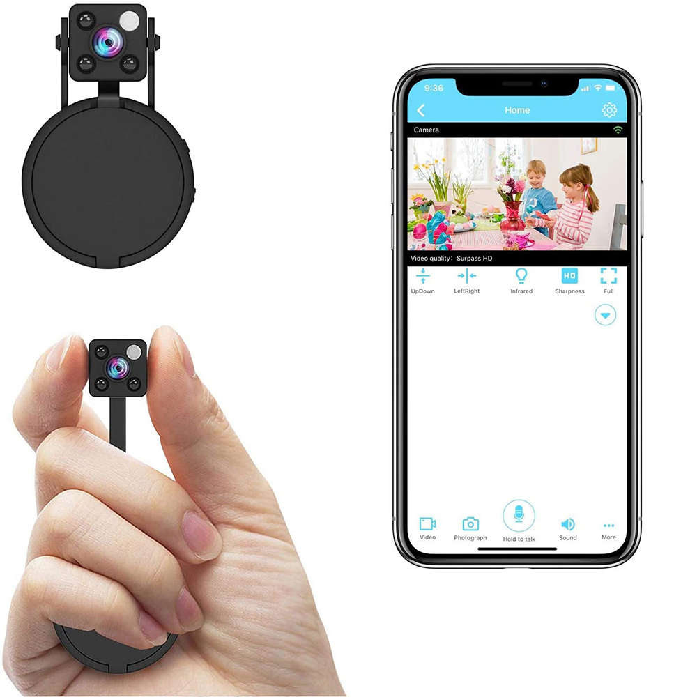 1080P HD Camera Wireless WiFi Camera Night Vision Motion Activated Camera Nanny