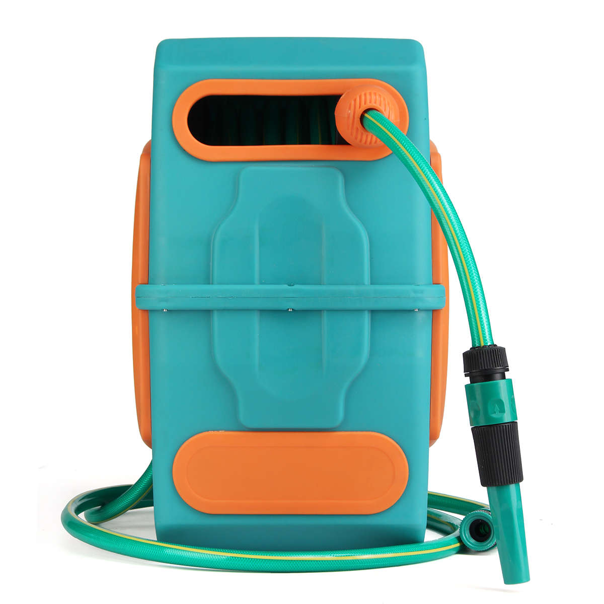 New 20M Auto Rewind Garden Water Hose Reel Retractable Automatic Wall Mount Outdoor Spray Wate