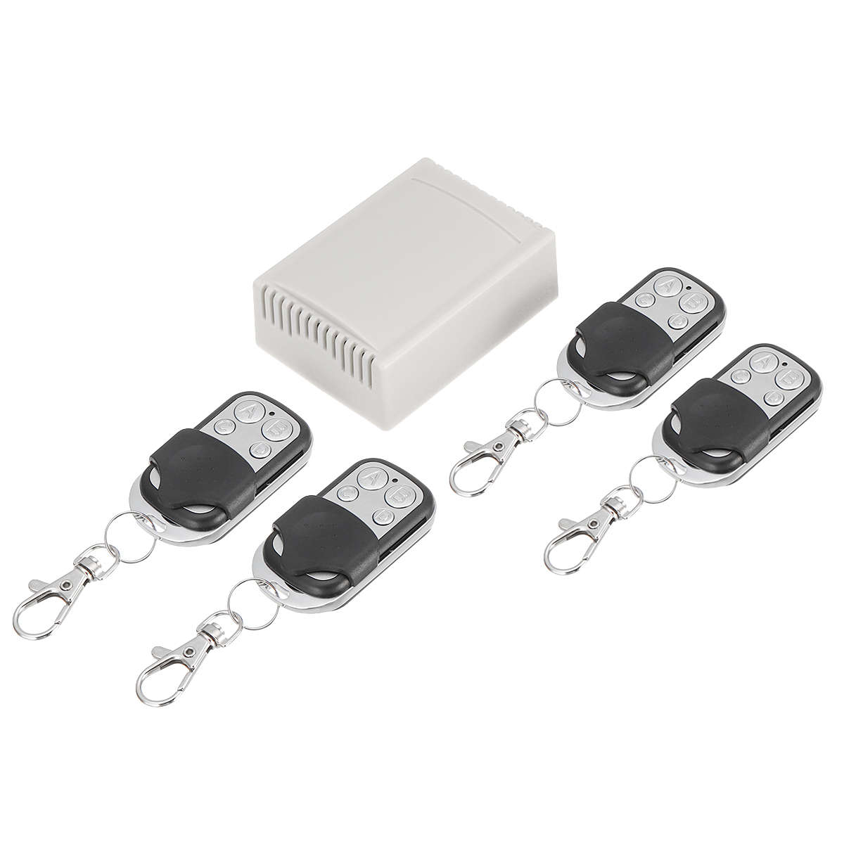 DC12V 4 Transmitter & Receiver Relay 4CH 433MHz Wireless Remote Control