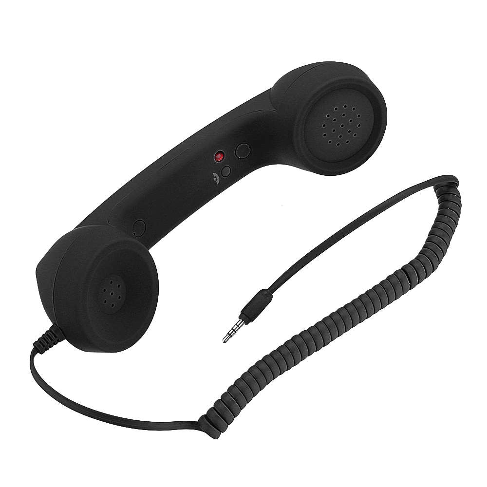 3.5mm Retro Phone Handset Specifically Noise Reduction Prevention Radiation Syetem On The Mobile Pho