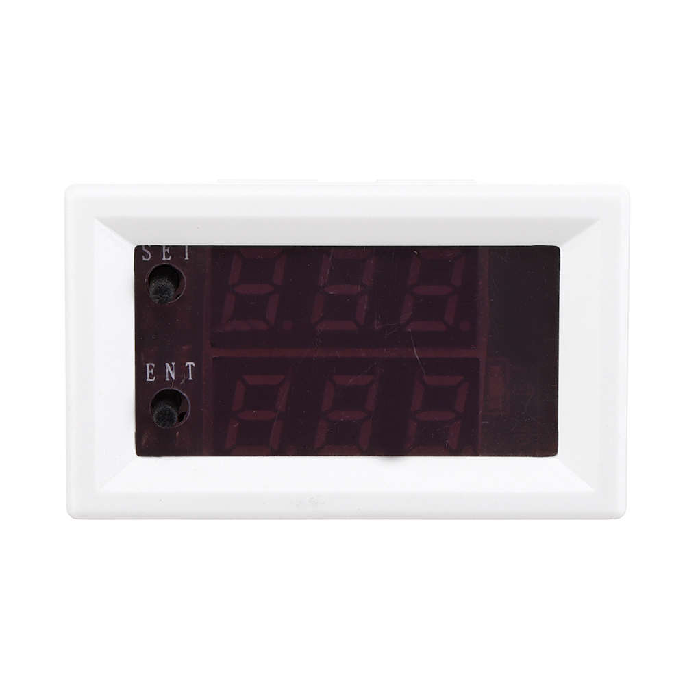 W2026C DC 24V 10A Digital Hygrometer Humidity Meter with Red/Blue LED Display Hygrometer Adjustable