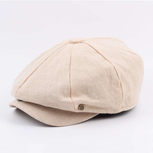 New Unisex Men Women Vintage Gentle Cotton Beret Hats Casual Solid Color Painter