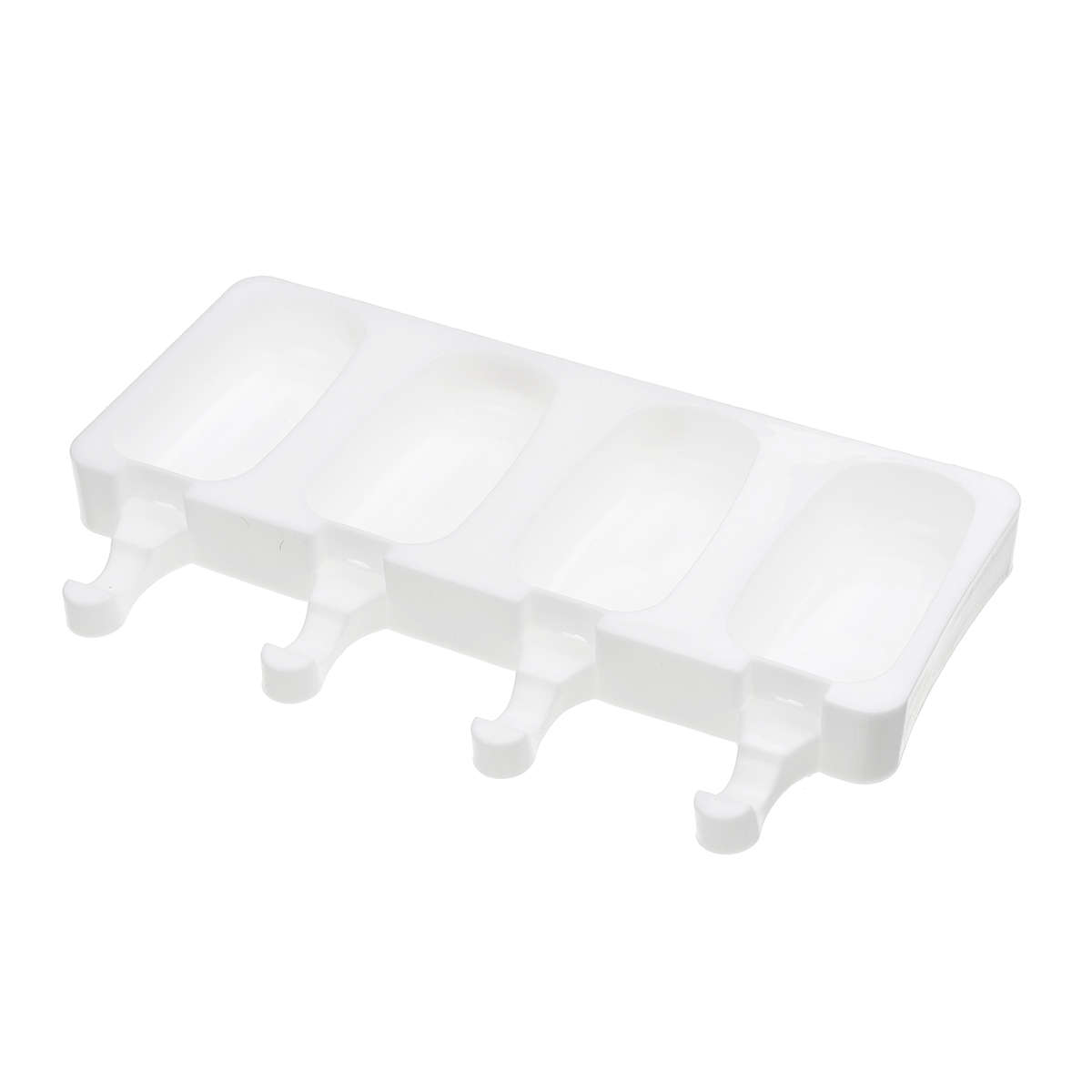 4 Cell Silicone Frozen Ice Cream Mold Juice Popsicle Maker Ice Lolly Pop Mould (SIZE 2 S)