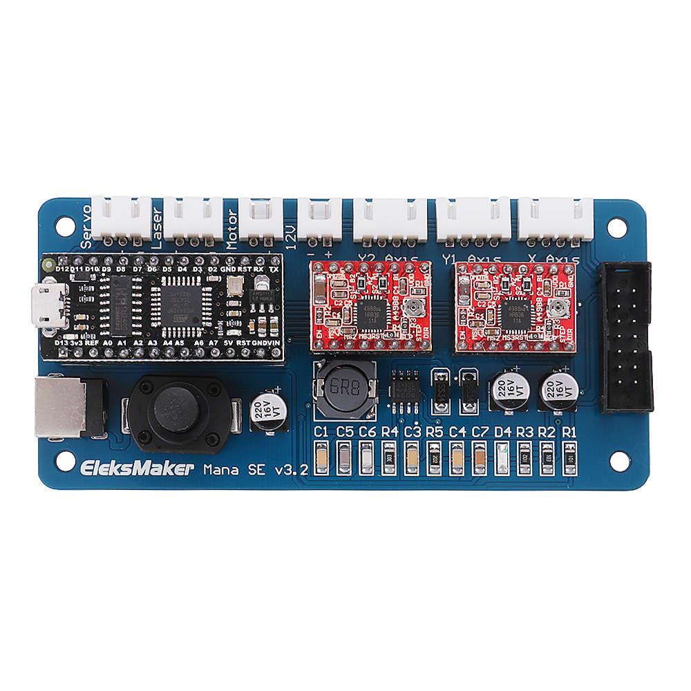 EleksMaker ManaSE 2 Axis Stepper Motor Driver Controller Board For DIY Laser Engraver