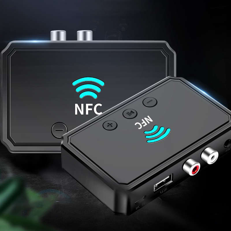 Bakeey Nfc-Enabled Bluetooth V5.0 Audio Transmitter Receiver 3.5Mm Aux 2Rca Wireless Audio Adapter F