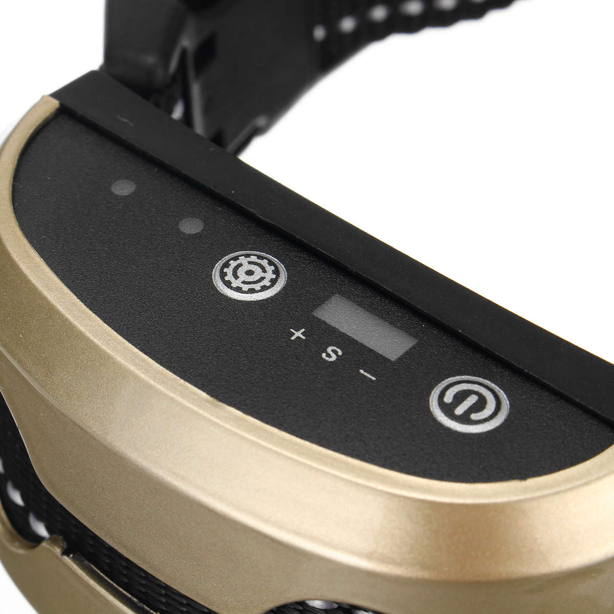 Seven-speed Intelligent Adjustment Dog Yelp Stopper Device Rechargeable Waterproof Pet (Color Black)