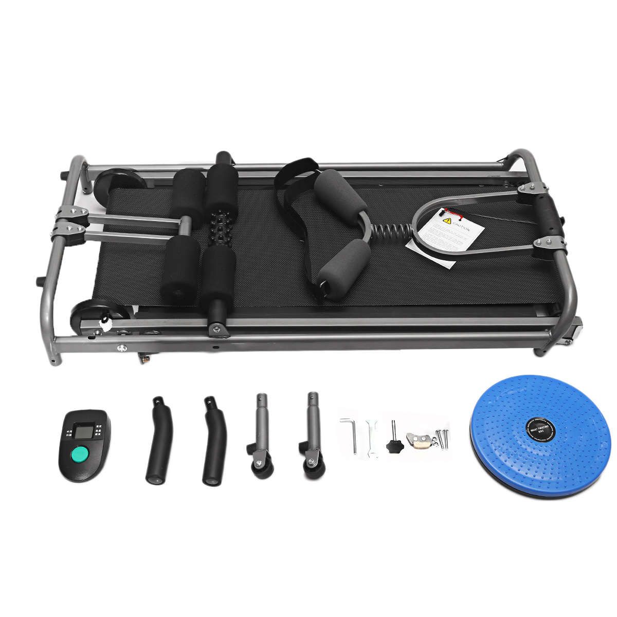 LCD Folding Treadmills Multifunctional Twisting Running Supine Massage Home Gym Fitness Exercise Equ