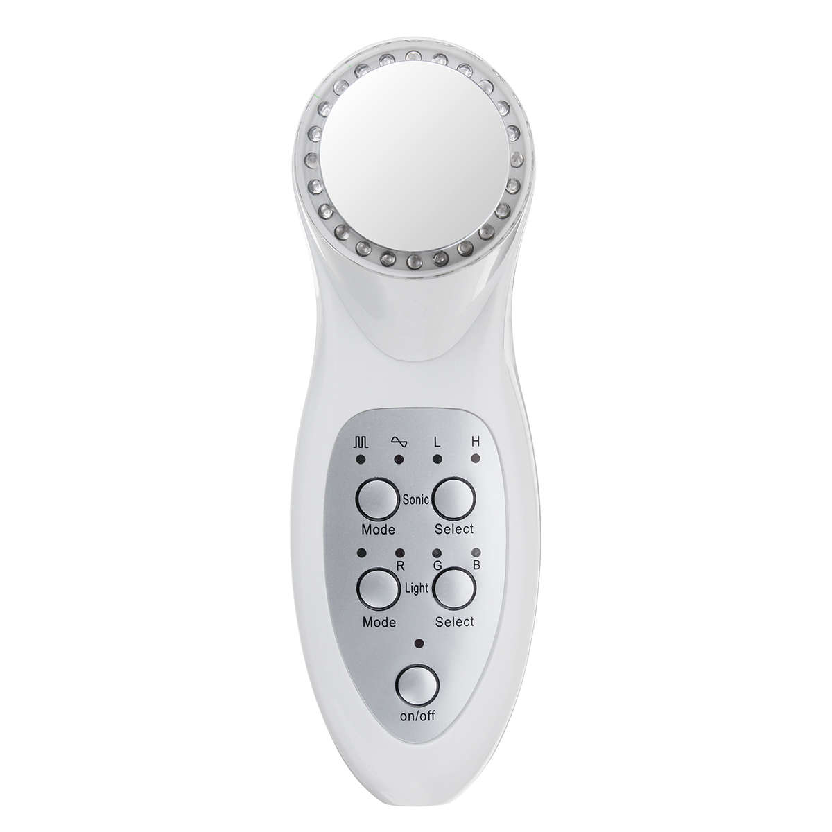 7 Mode RGB Color LED Light Photon Ultrasonic Facial Beauty Face Lift Massager Machine