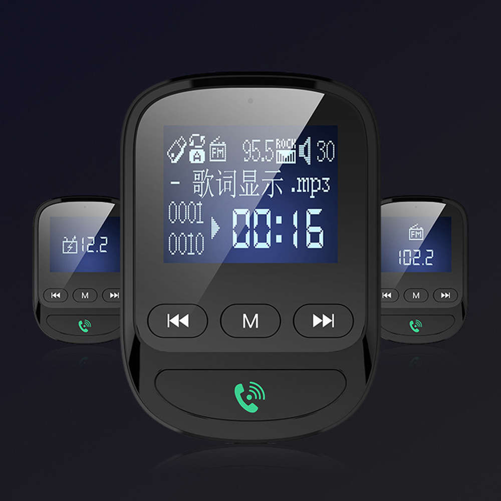 Bakeey Digital Display USB Car Charger MP3 Player Multi-function bluetooth 5.0 Receiver FM Transmitt