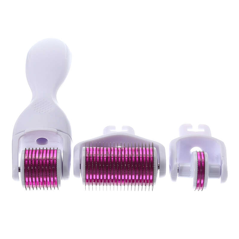 New 3 in1 Derma Roller Skin Care Needling Whitening Anti Wrinkles Acne Scars 180