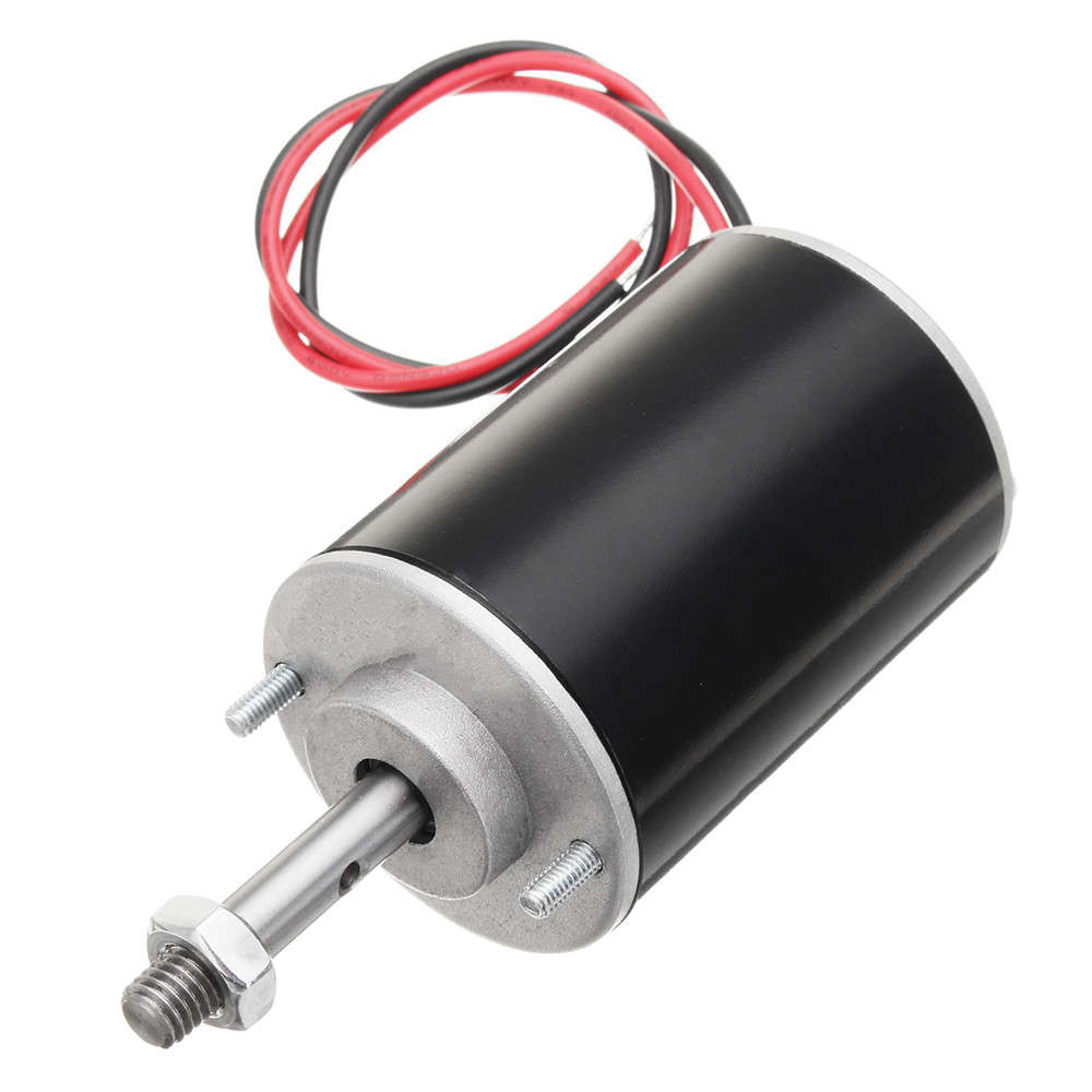 12/24V 30W High Speed Permanent Magnet Mute Metal DC Motor CW/CCW For DIY Generator (Voltage 12V)