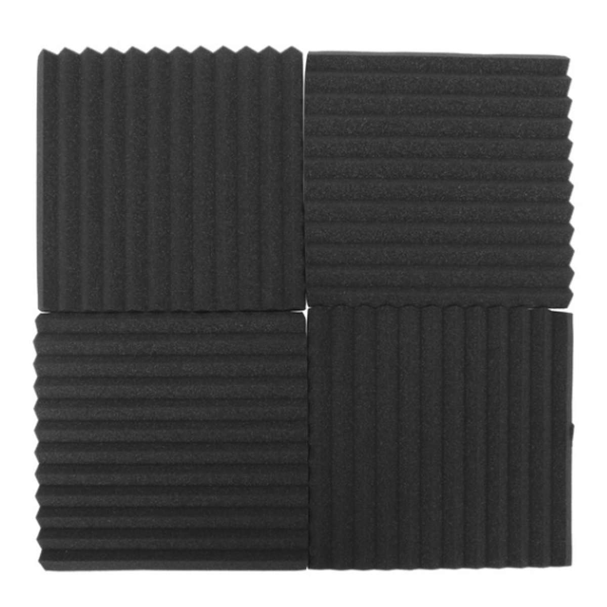 Studio Acoustic Soundproof Foam Panel Tile Sound Absorption Proofing Treatment Wedge 30x30 (Size #2)