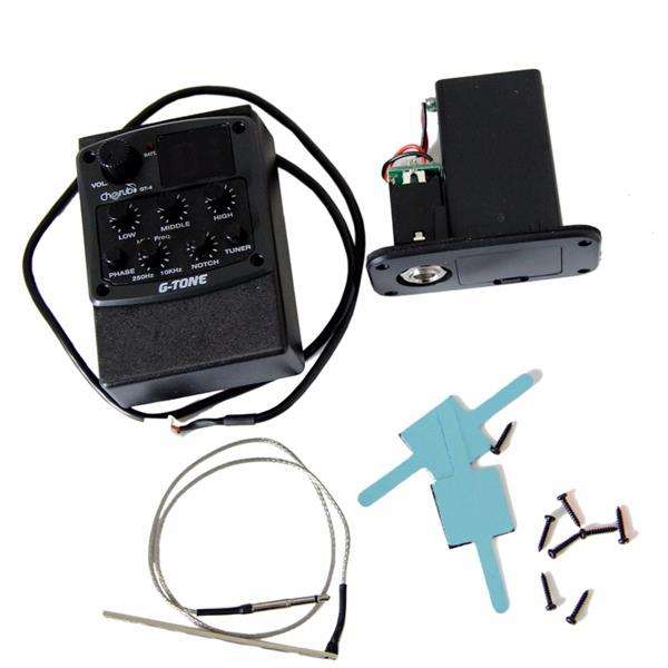 Cherub GT-4 Acoustic Guitar Preamp 3 Band EQ Pick Up For Folk Acoustic Guitar
