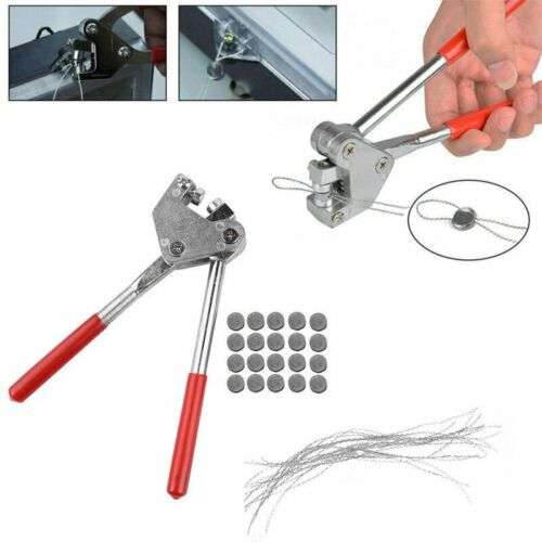 Sealing Pliers Lead Sealing Pliers Steel + 20 Sealing Wires + 20 Sealing Set for Lead Diameter Meter