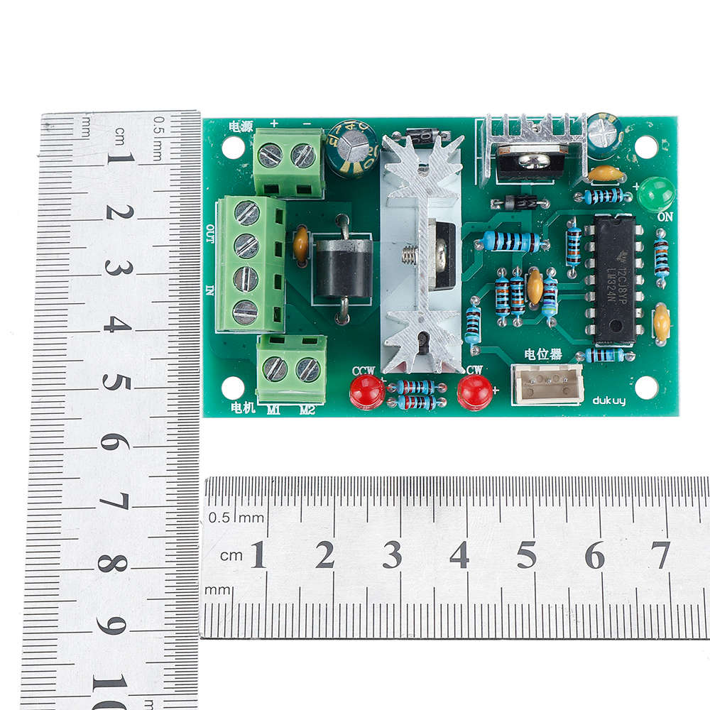 10V 12V 24V 36V PWM DC Controller with Positive Inversion Switch PWM DC Controller for DC Motor Spee