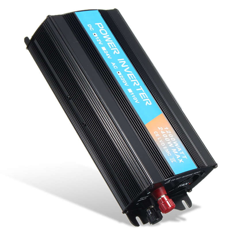 2400W Peak DC 12V to AC 220V Solar Power Inverter USB Modified Sine Wave Converter