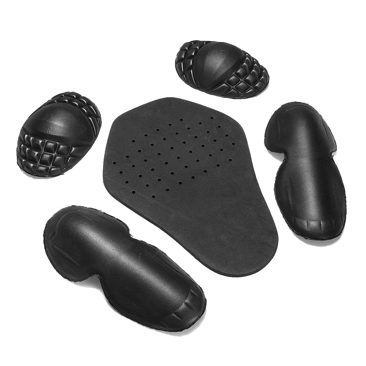 New Motorcycle Jacket Armor Protectors Insert Shoulder Elbow Knee Back Impact Pa