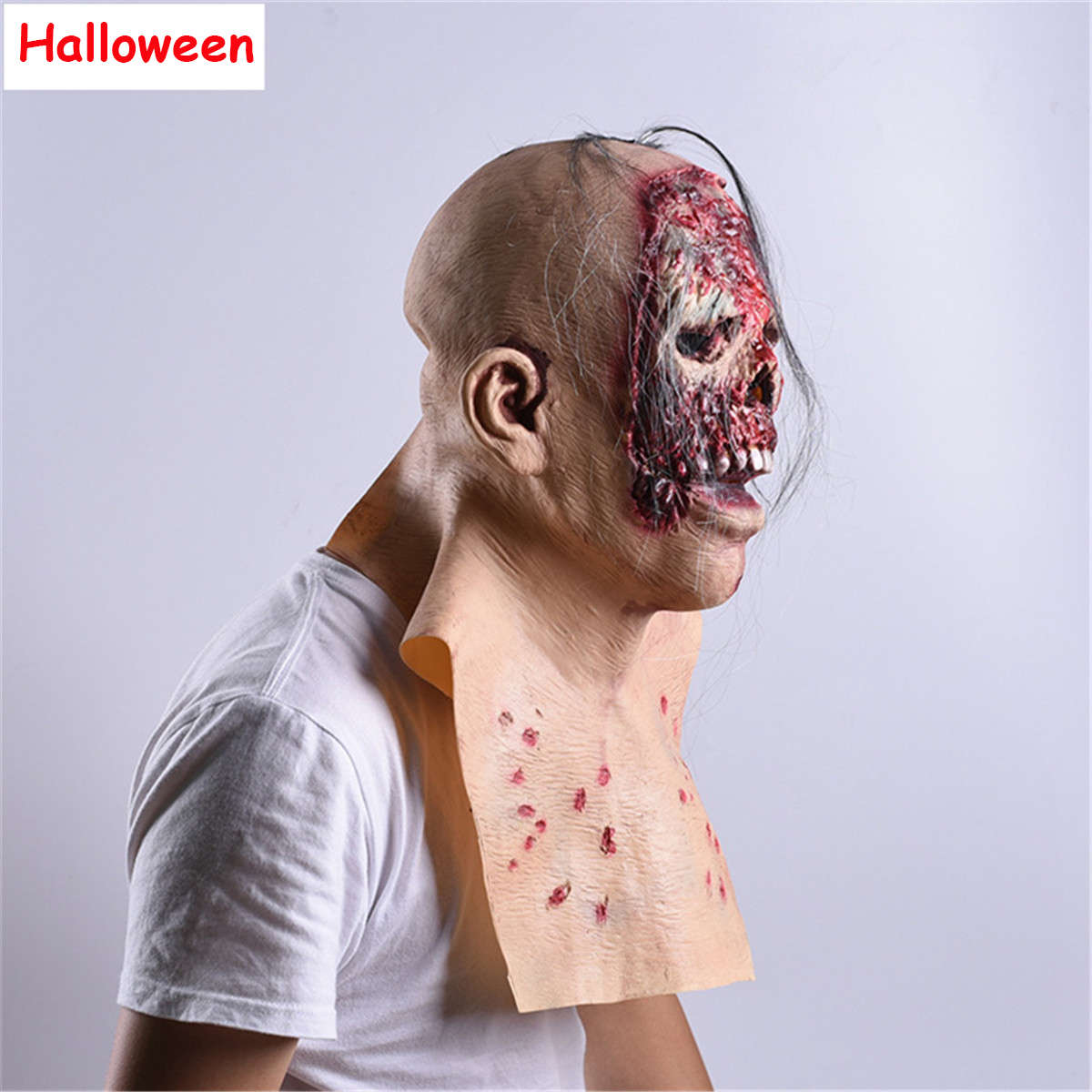 Cosplay Realistic Scary Mask Demon for Adult Man Woman Horror Cosplay Props Evil Masks