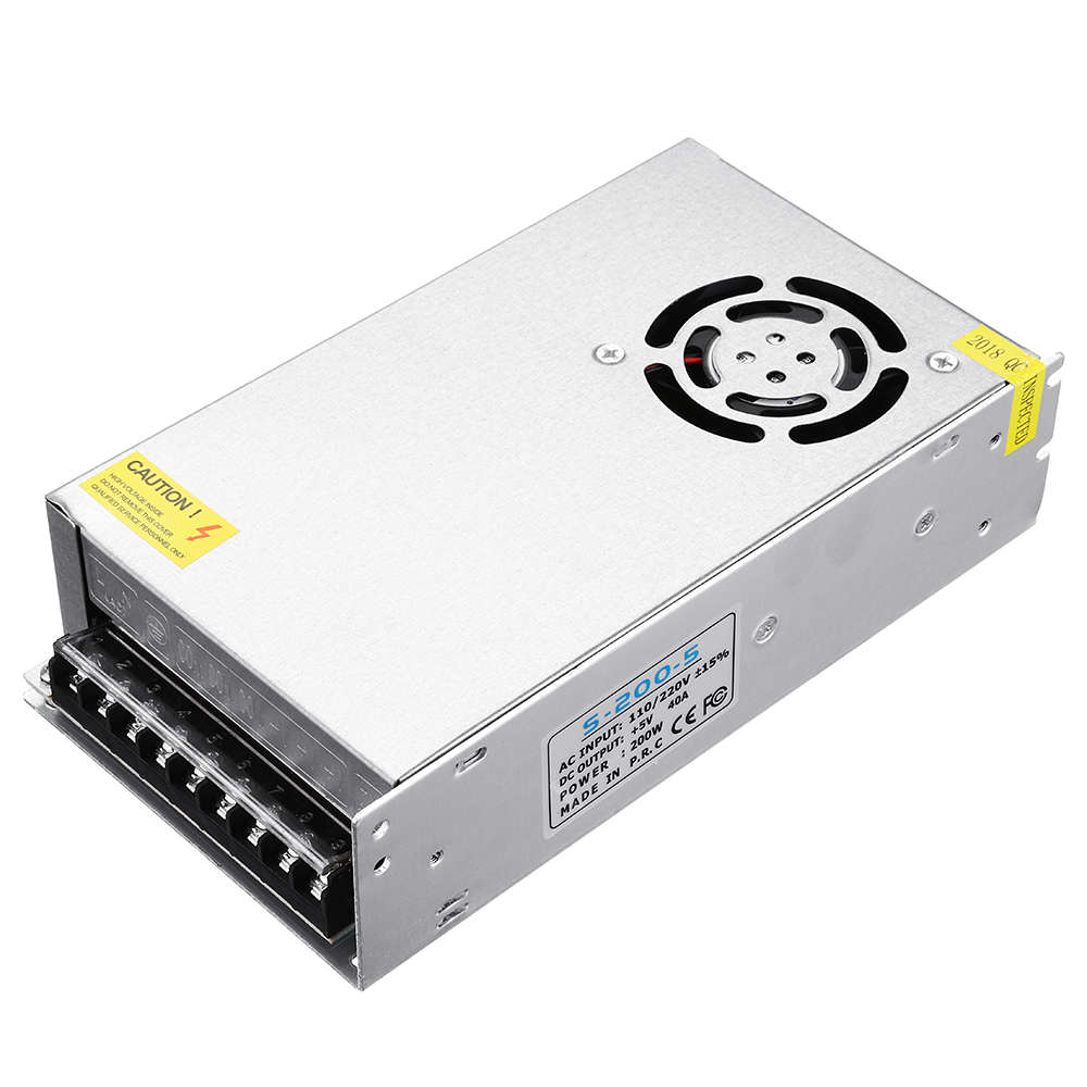 110V/220V to 5V 40A 200W Regulated DC Switching Power Supply LED Display Advertising Power Supply