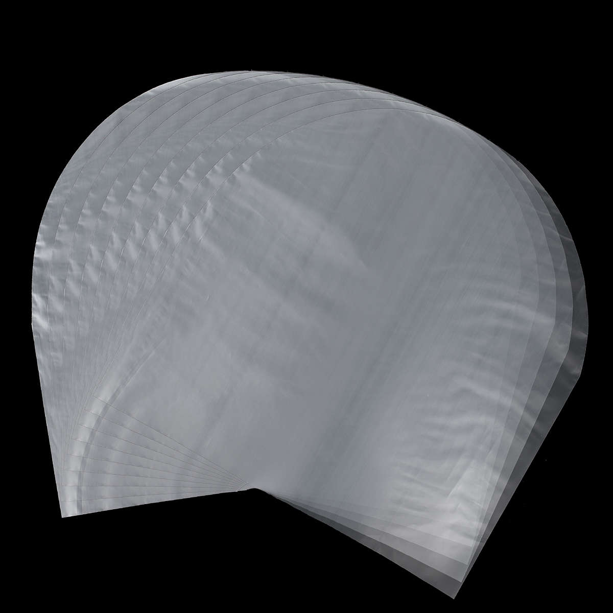 50Pcs/Set Antistatic Clear Plastic Cover Inner Sleeves for 12'' LP LD Vinyl Record