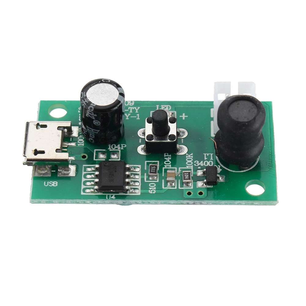 3Pcs USB Humidifier Atomization Driver Board PCB Circuit Board 5V Spray Incubation