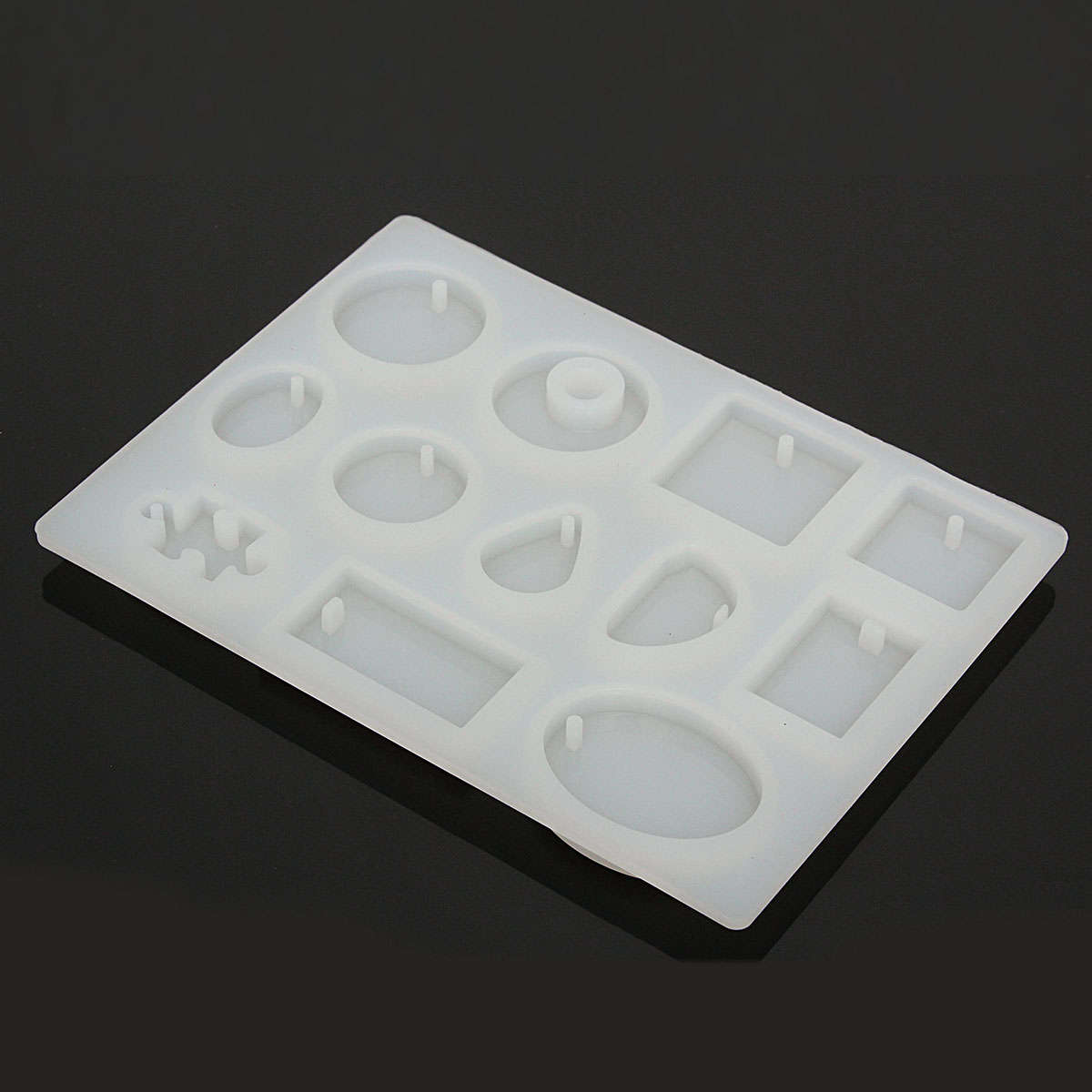 New 12 Models Silicone Mold Mould Resin DIY Pendant Jewelry Tools Accessories