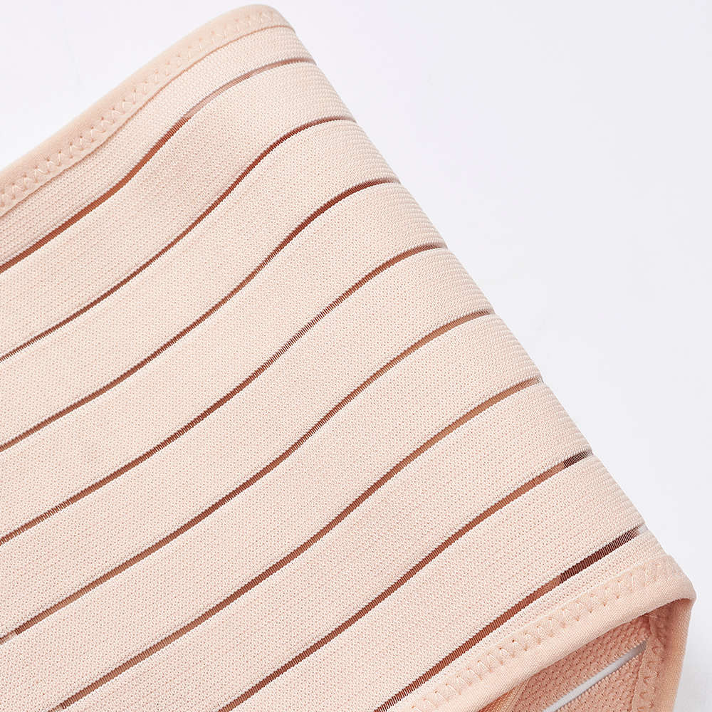 Three Pieces Nursing Waist Cinchers Shapewear Body Shaper For Women (Size 3 L Color Beige)