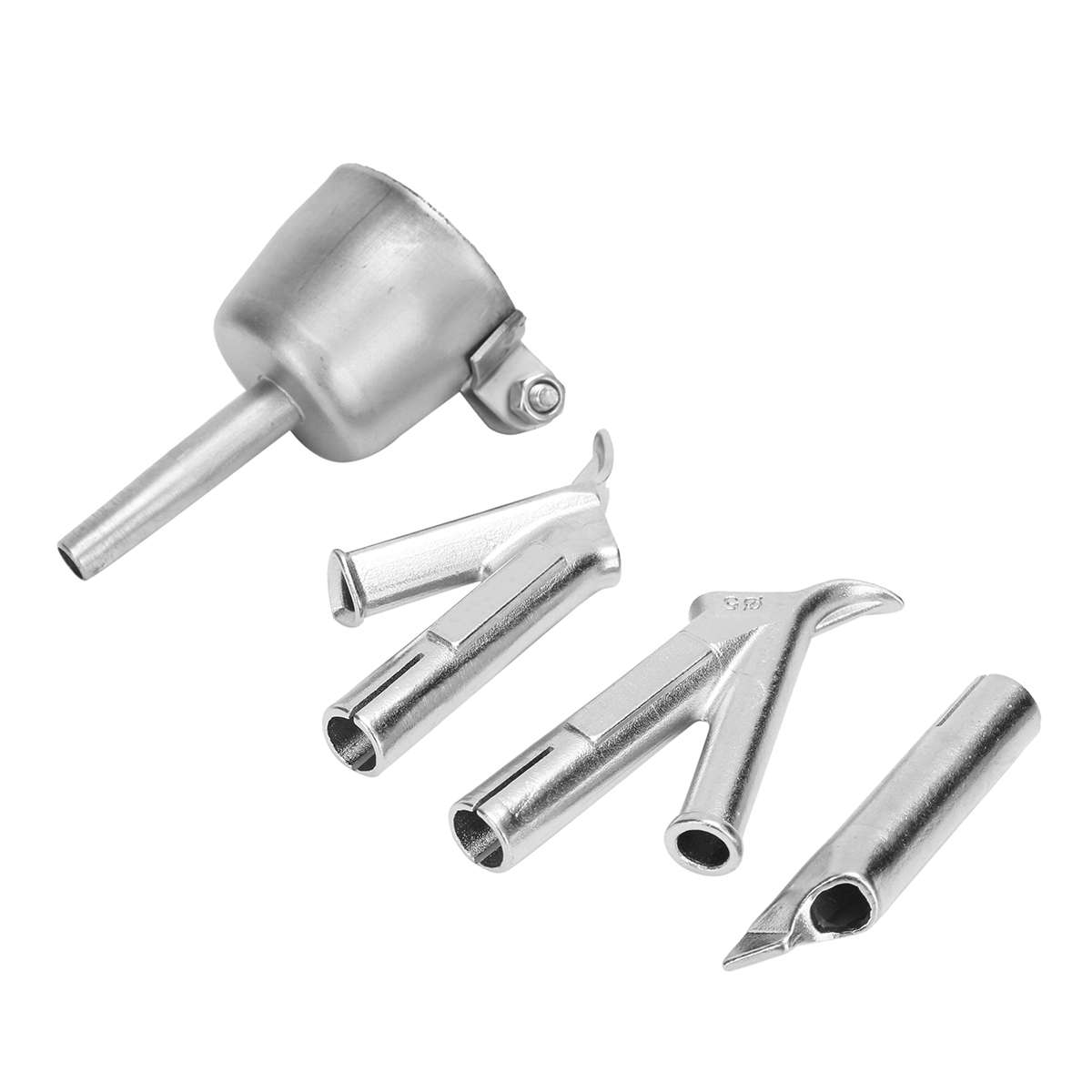 4PCS Speed Welding Nozzles For Vinyl PVC Plastic Hot Air Gun,5mm Weld Tip