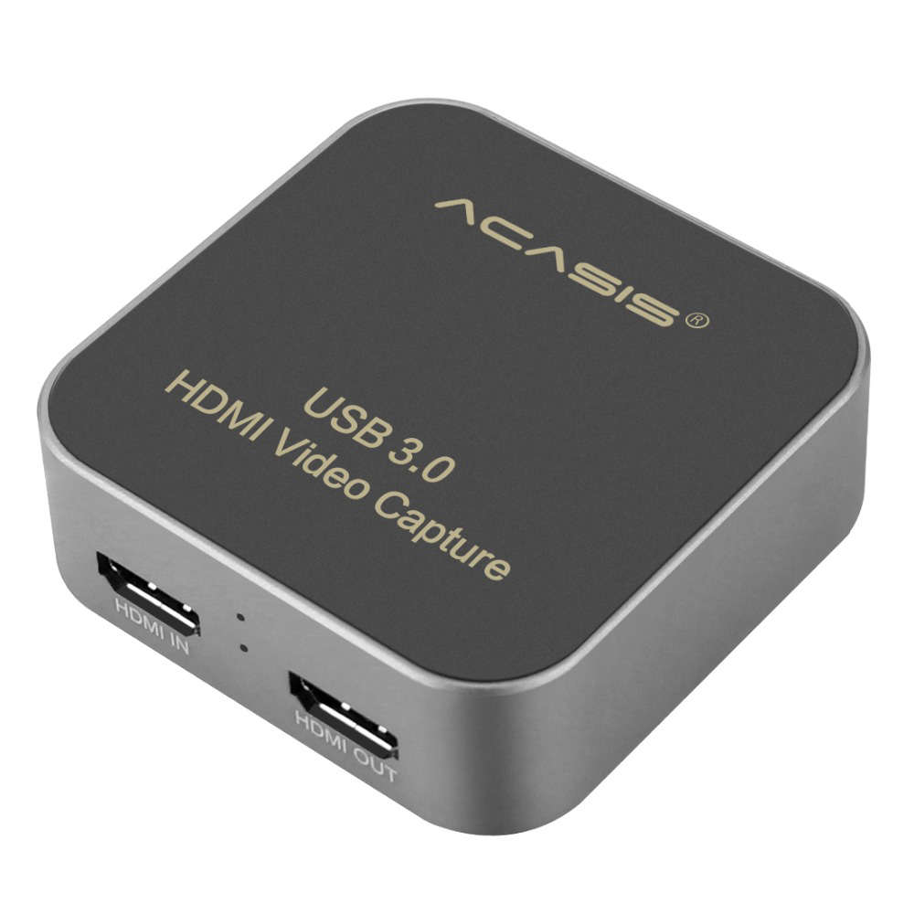 ACASIS USB3.0 1080P HD Video Capture Box for Game Live Broadcast Video Recording Card for Youtube OB
