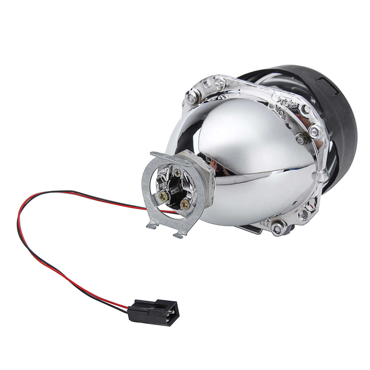 2.5 HID Bi-Xenon Projector Headlights Lens H1 H4 H7 Retrofit Hi/Low Beam LHD/RHD Type"