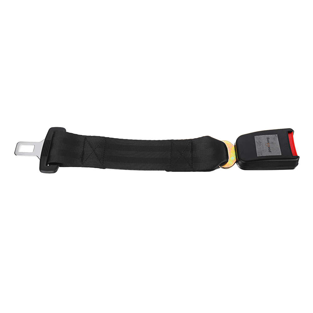 Universal 1Pcs Universal 14 Inch Car Seat Safety Belt Extension Black Buckle