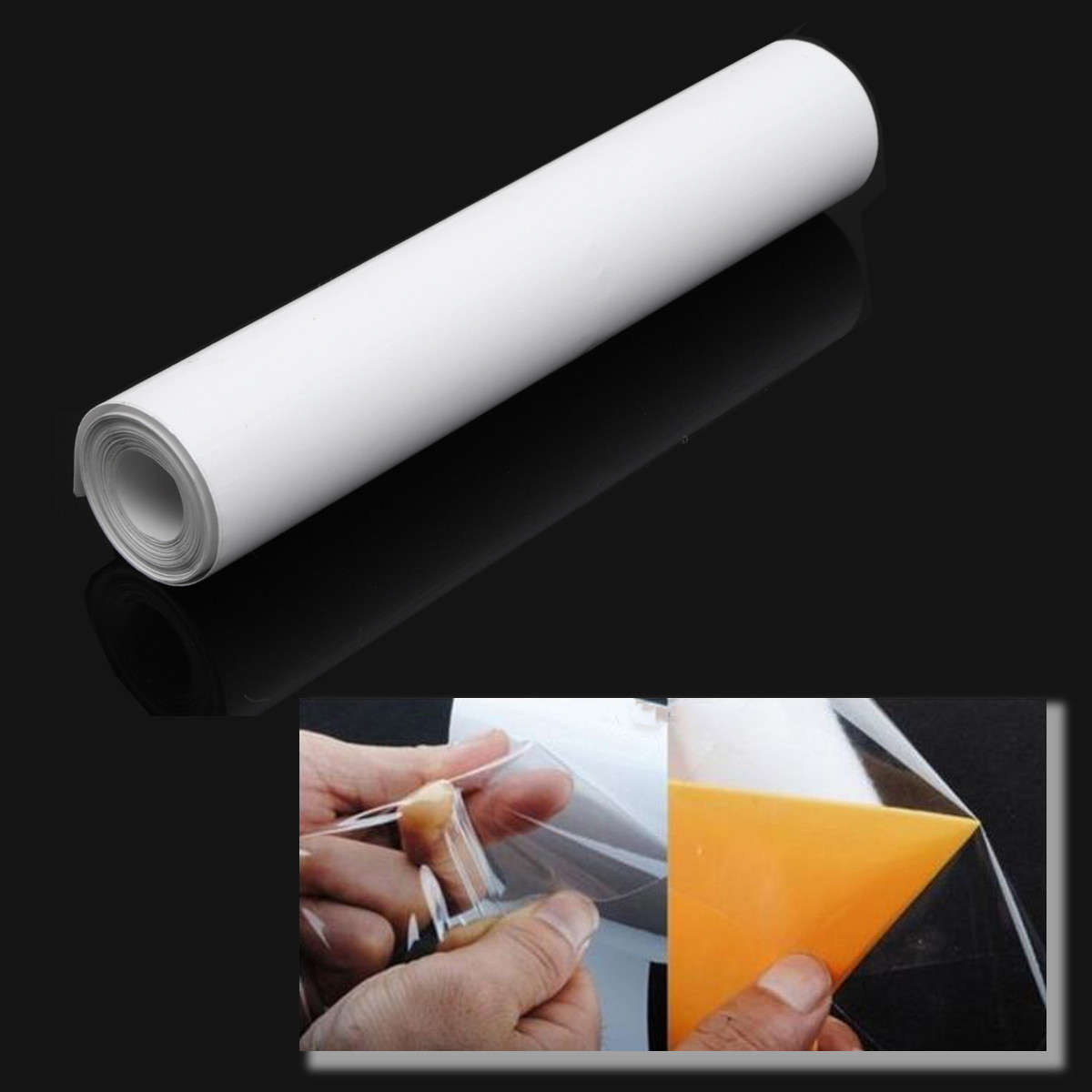 New 20cmX300cm Transparent Protective Film Car Bumper Hood Paint Clear Protectio
