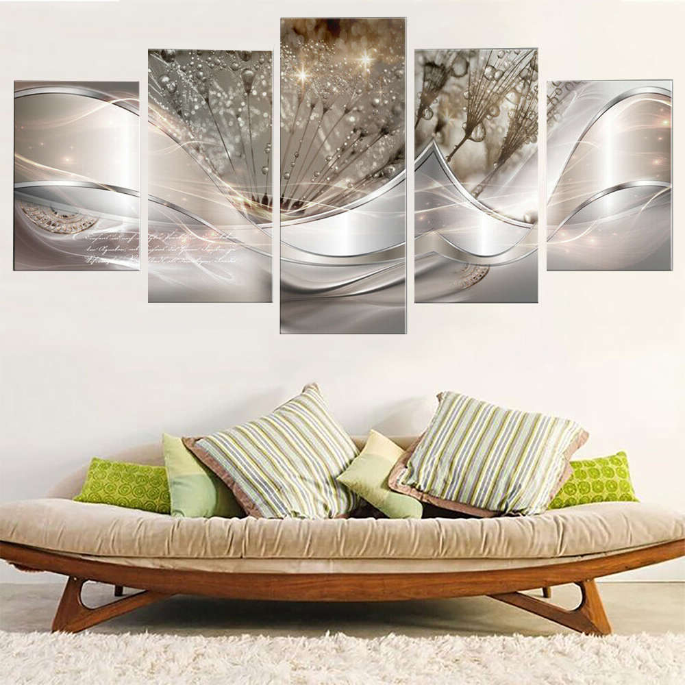 5pcs Painting Canvas Wall Art Painting Home Decor Abstract Wall Art Picture for Living Room Home no
